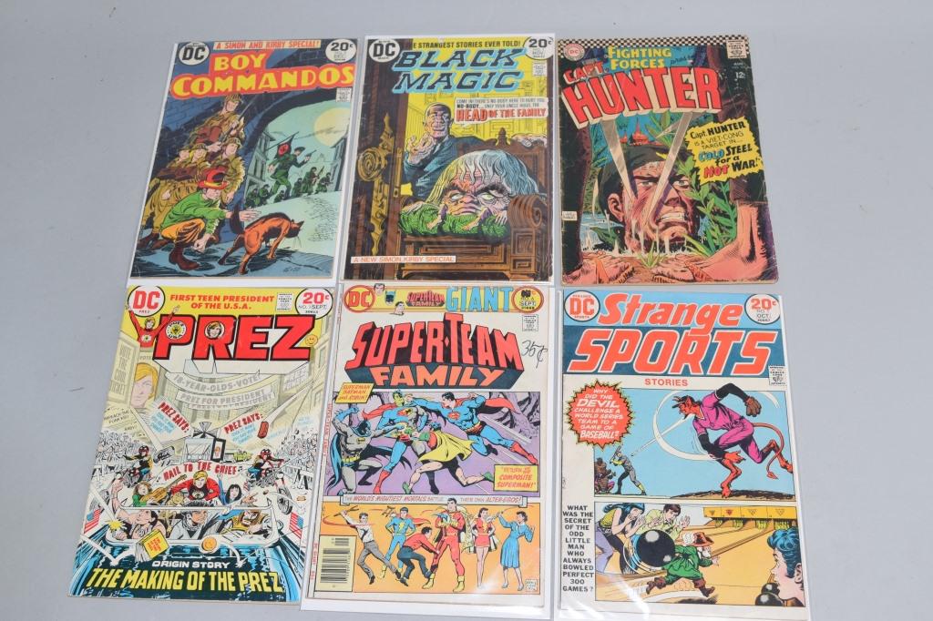 Lot of 6 Vintage DC Comic Books BOY COMMANDOS (1 of 3)