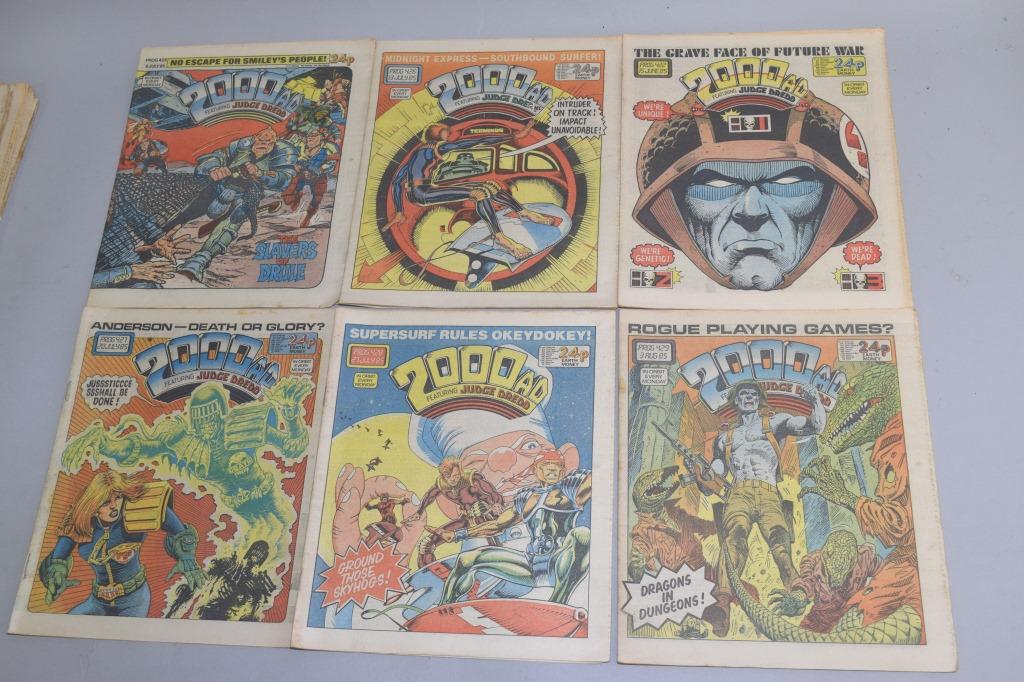Lot of 6 Vintage 2000AD JUDGE DREDD PROG (1 of 5)