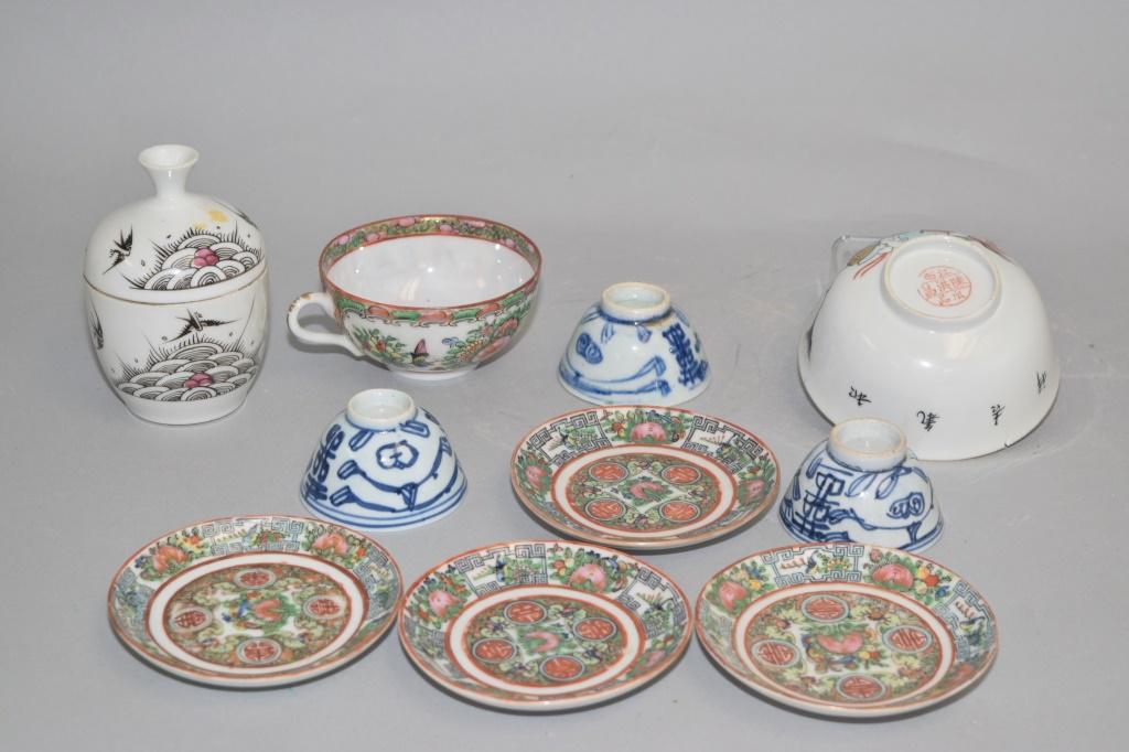 Group of 19-20th C. Chinese Export Porcelain Wares (1 of 4)