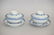 Pr. of 19-20th C. Chinese B&W Dragon Ling-Lung Bowls