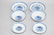 Pr. of 19-20th C. Chinese B&W Dragon Ling-Lung Bowls - 2
