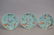 Three 19-20th C. Chinese Turquoise Glaze Famille Rose
