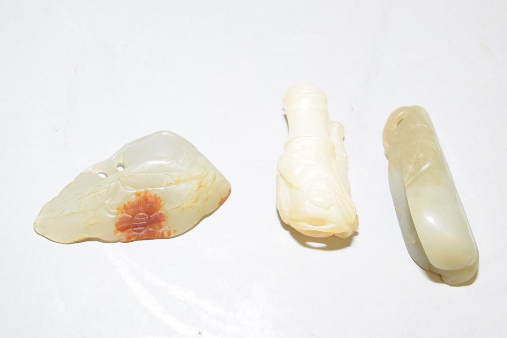 Group of Chinese Jade Carved Amulets (1 of 2)