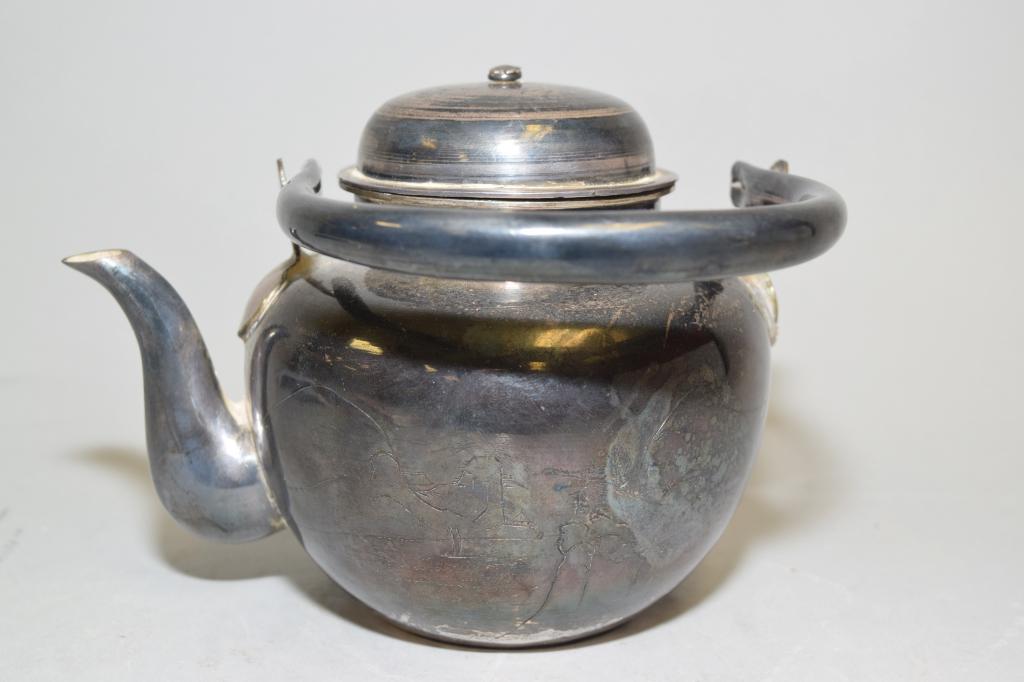 Japanese Sterling Silver Water Pot (1 of 3)