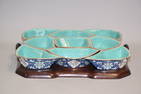 Set of 19th C. Chinese Famille Rose Snack Bowls