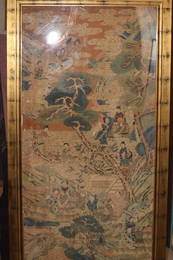 Qing Chinese Kesi of Deities Expressing Good Wishes