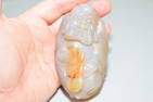 Chinese Agate Carved Luohan Amulet