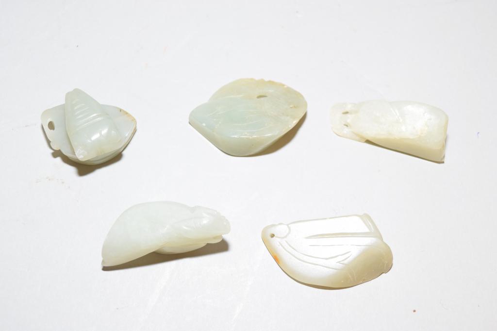 Group of Chinese Jade Carved Amulets (1 of 1)