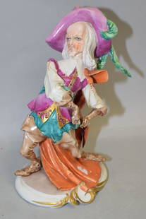 Spanish Swordsman Figurine: Spanish swordsman figurine. 11.5in.