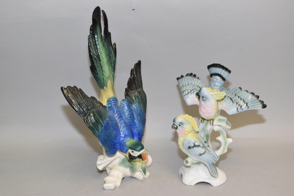 Porcelain Parrot by Karl Ens and Gerold Porzellan Bird (1 of 7)