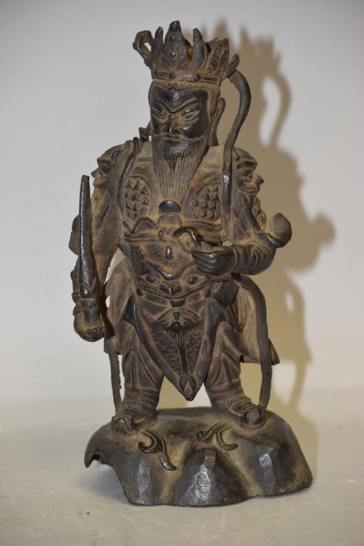 Ming Chinese Bronze Heavenly King (1 of 4)