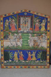 A 19th C. Picchvai of Shri Nathji Amongst Cows