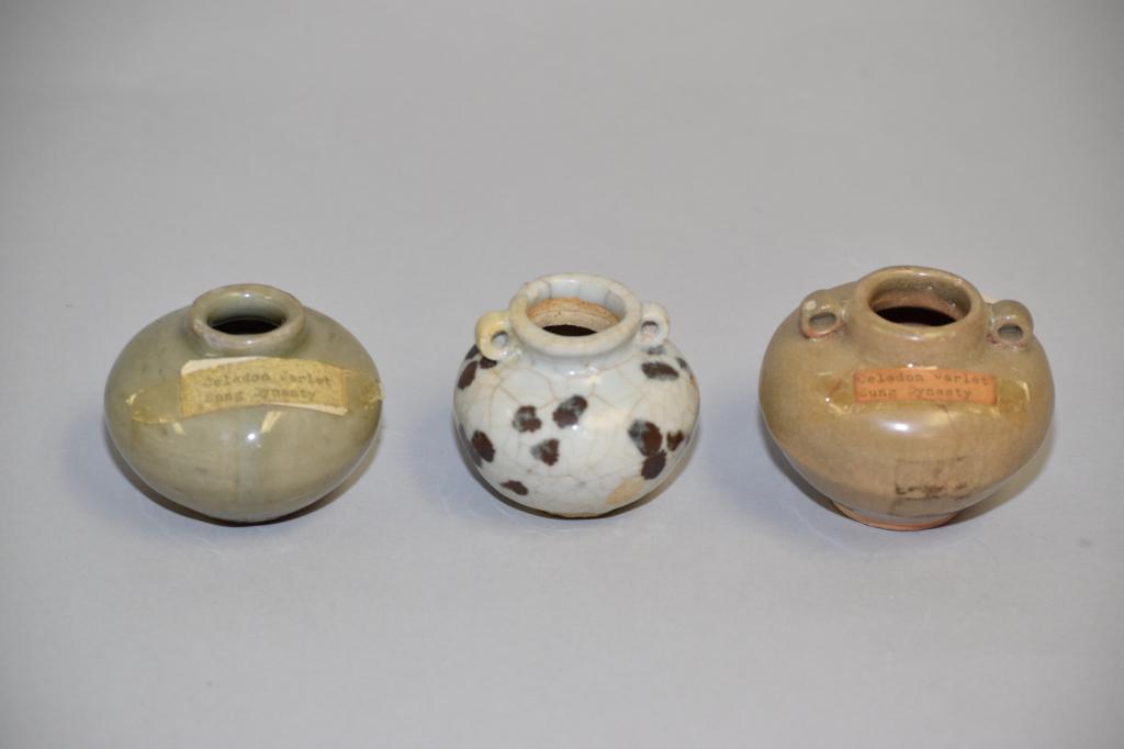 Three Song-Yuan Chinese Celadon Glaze Water Holders (1 of 4)