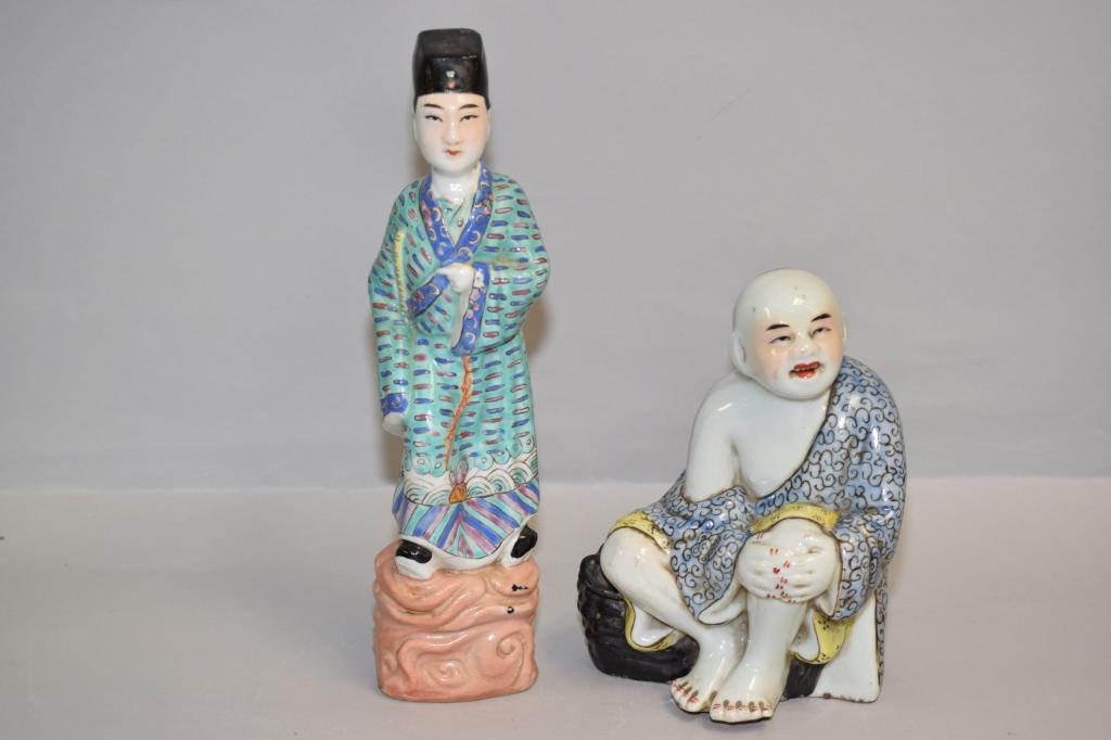 Two 19th C. Chinese Porcelain Famille Rose Figures (1 of 4)