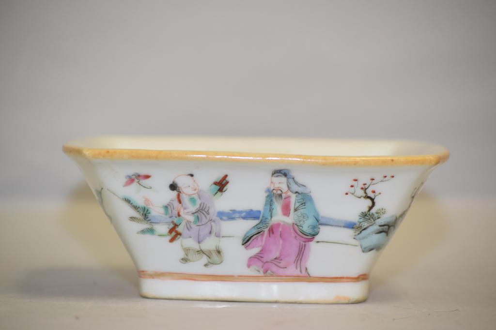 19th C. Chinese Porcelain Famille Rose Eight Deities (1 of 5)