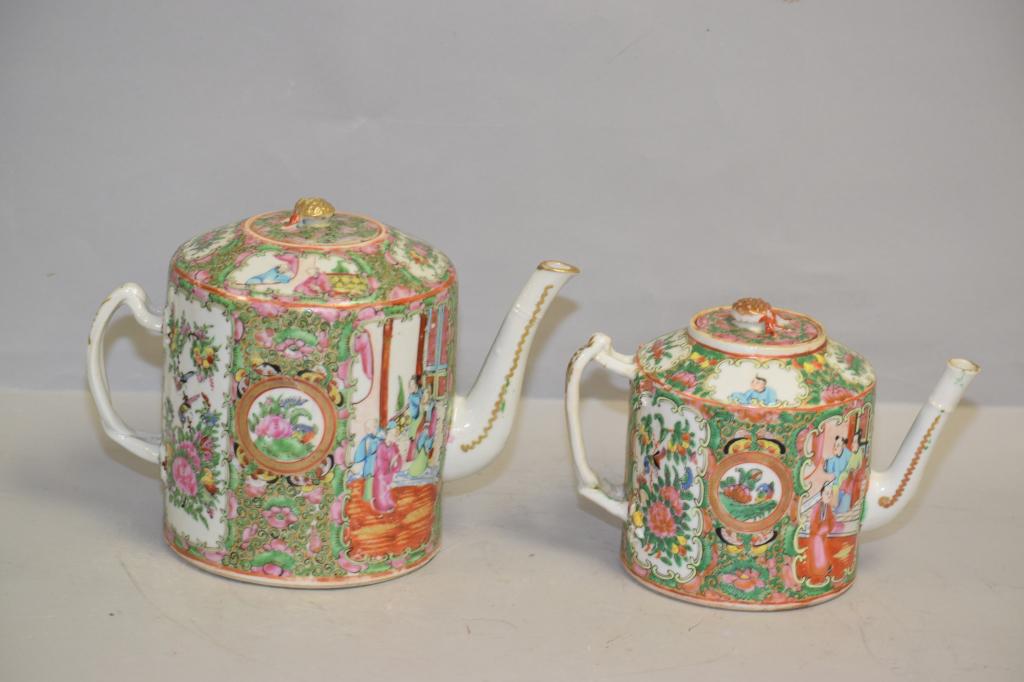 Two 19th C. Chinese Porcelain Famille Rose Medallion (1 of 4)