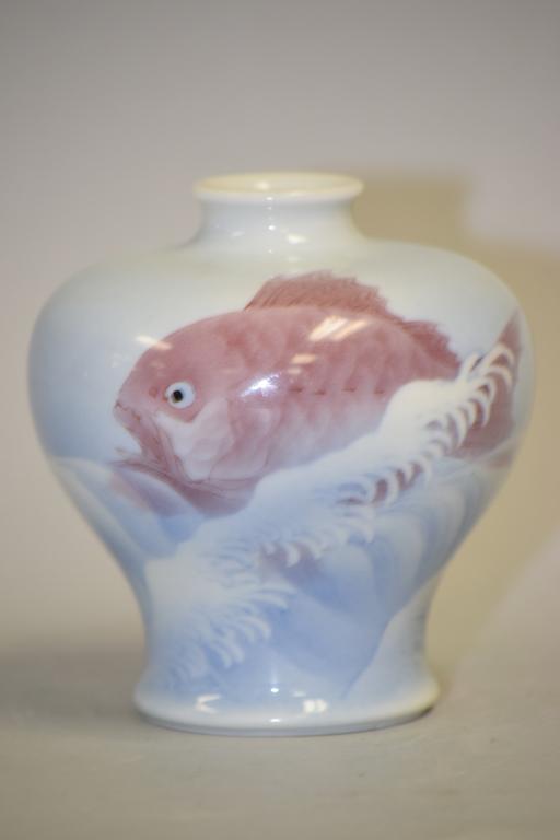 19th C. Japanese Ceramic Vase by Miyagawa Kozan (1 of 13)
