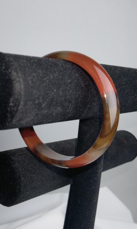 Natural Agate Bangle Bracelet (1 of 3)