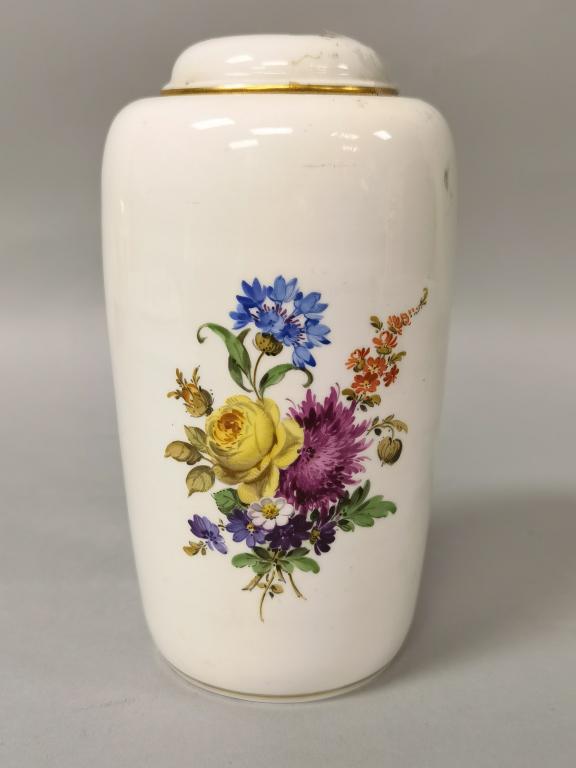Meissen Floral Covered Porcelain Jar (1 of 6)