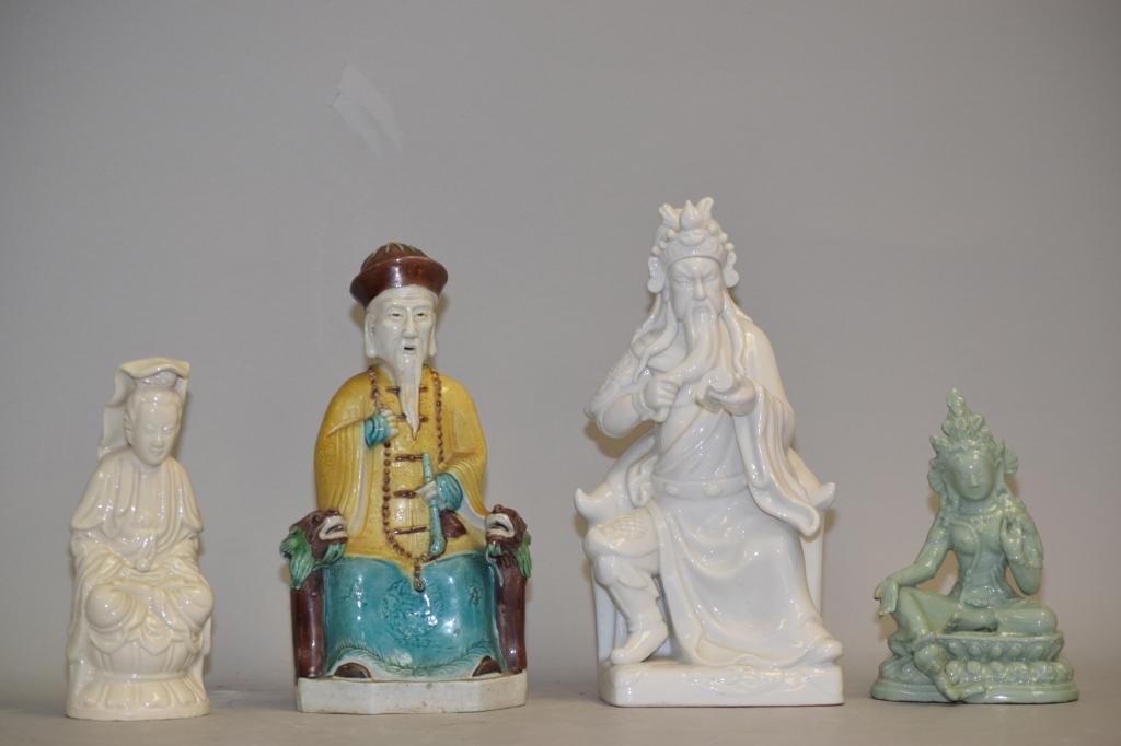 Group of 19-20th C. Chinese Porcelain Figures (1 of 5)