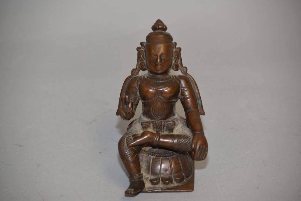 15-17th C. Nepalese Bronze Buddha (1 of 5)