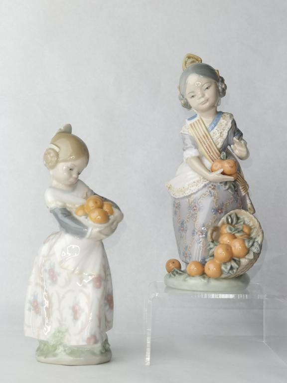 Lladro #4841 "Valencia Girl" and #1422 "Miss Valec (1 of 3)