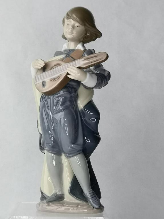 Lladro #6278 "Young Mandolin Player" Figurine (1 of 3)