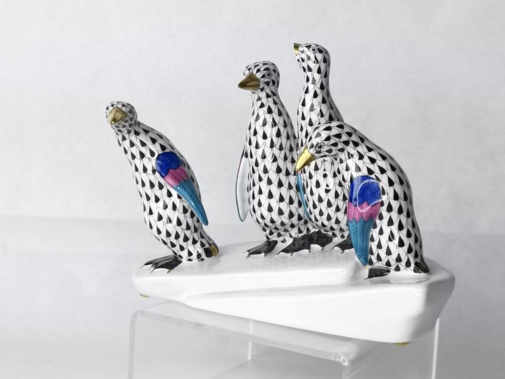 Herend Hungary Porcelain Penguins (1 of 4)