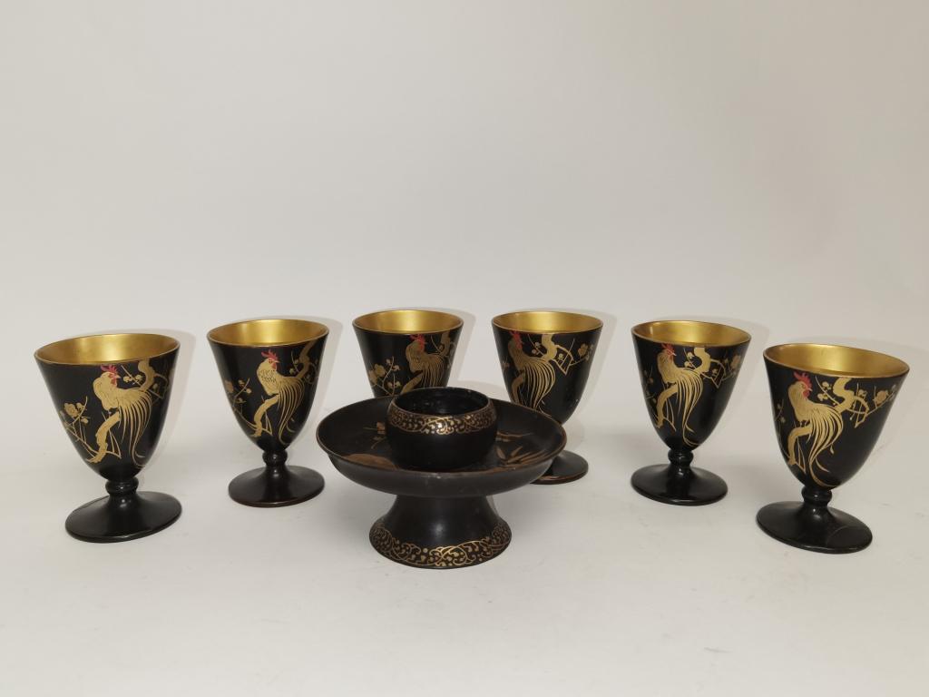 Group of 19-20th C. Japanese Maki-e Wares (1 of 4)