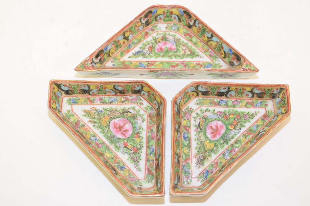 Three 19-20th C. Chinese Export Porcelain Dishes (1 of 4)