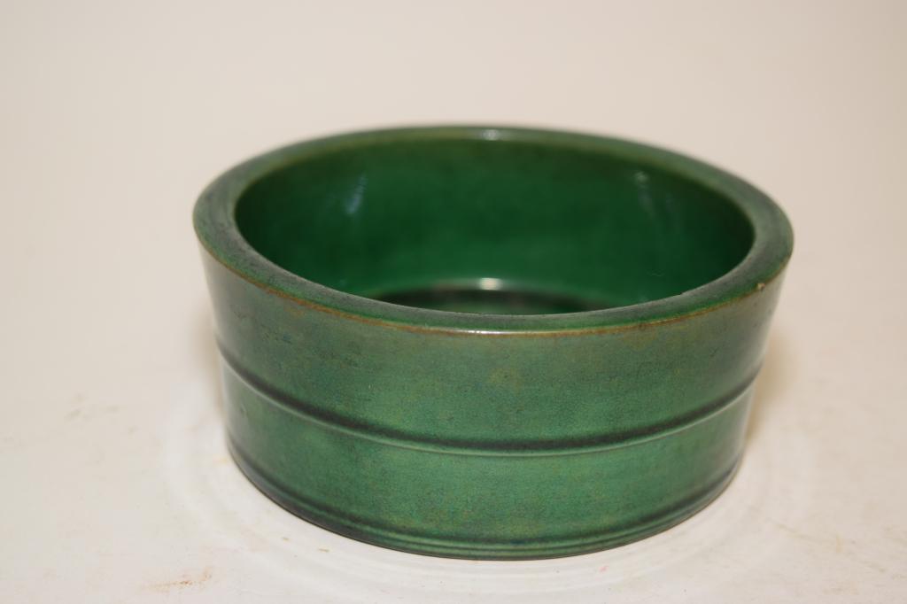 Qing Chinese Porcelain Green Glaze Brush Washer (1 of 4)