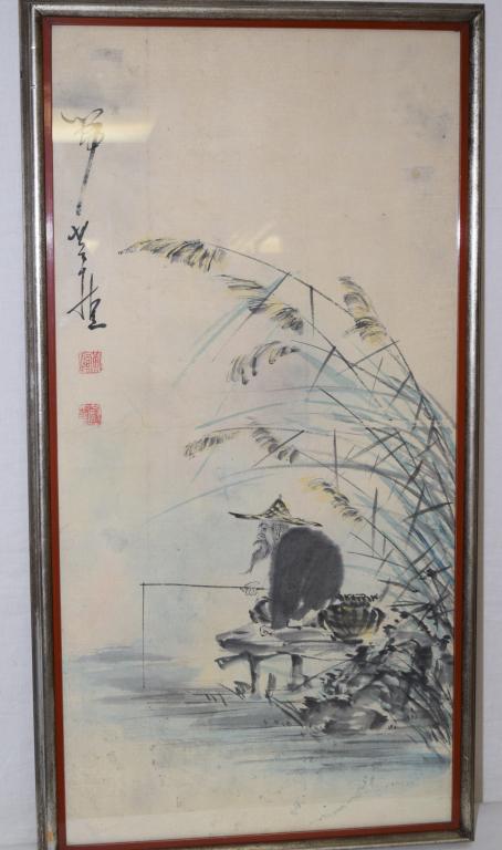 Chinese Watercolor Painting on Paper, Huang Shen (1 of 4)