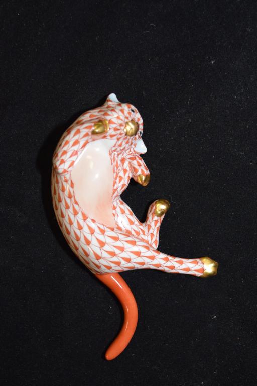 Herend Hungary Porcelain Red Calico Cat Figurine (1 of 4)