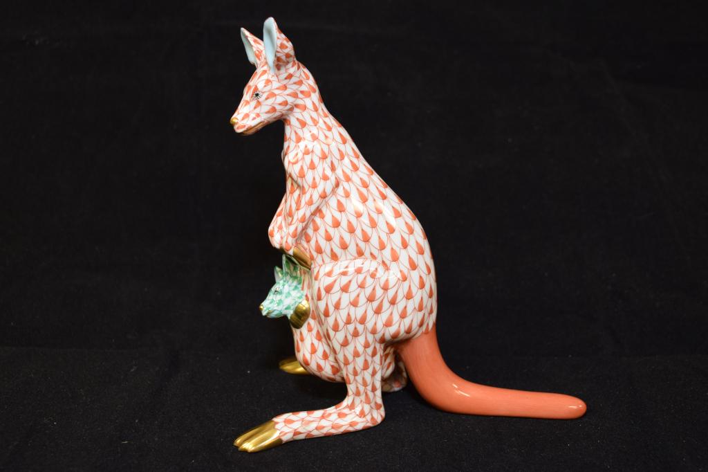 Herend Hungary Porcelain Red Kangaroo Figurine (1 of 7)