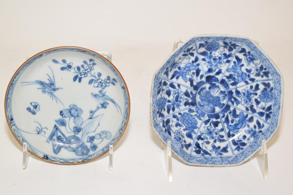 Two 17th C. Chinese Porcelain B&W Plates, Christie's (1 of 5)