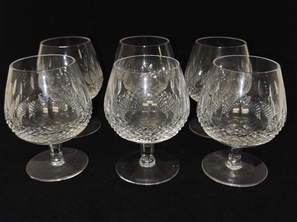 (6) Waterford "Colleen" Crystal Balloon Glasses (1 of 4)