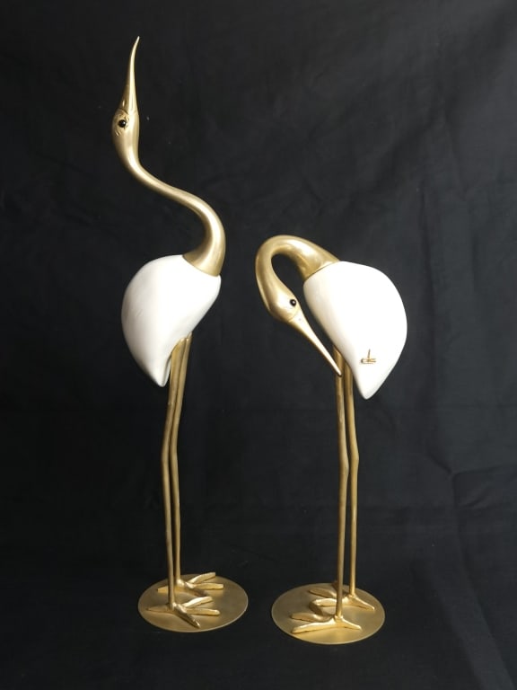 Pr. of Mid-Century De Stijl Firenze Crane Sculpture (1 of 10)