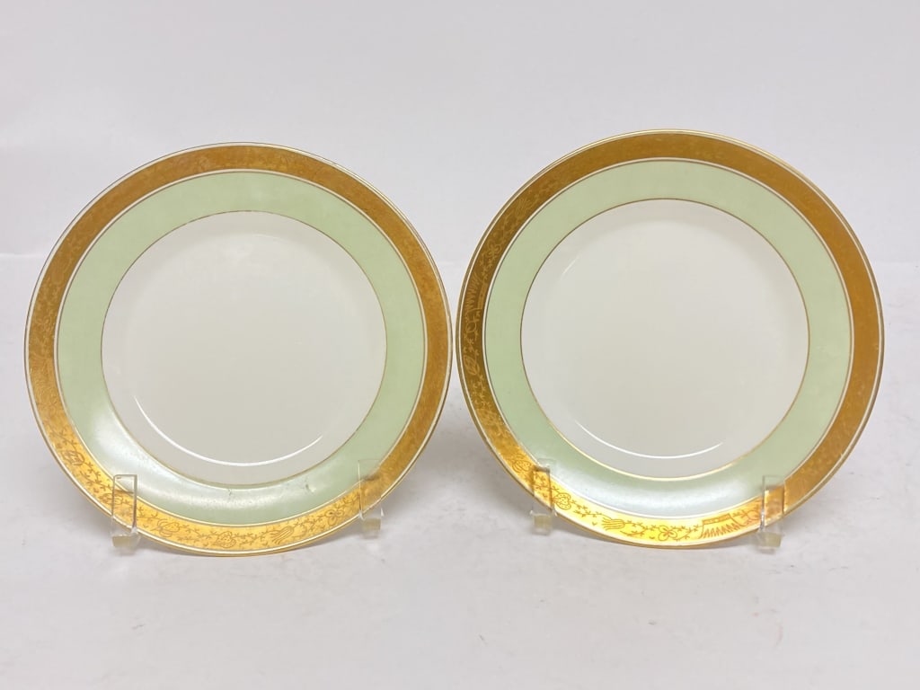 (2) Royal Copenhagen Porcelain Dagmar Dessert Plates (1 of 3)