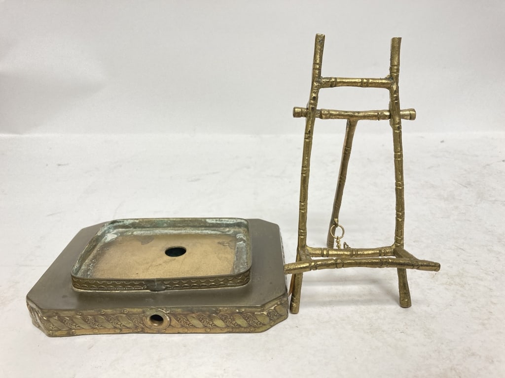 (2) Chinese Bronze Stands (1 of 2)