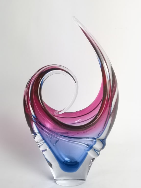 Arte Nuova Murano Pustetto & Zanetti Sommerso Glass Vase (1 of 4)