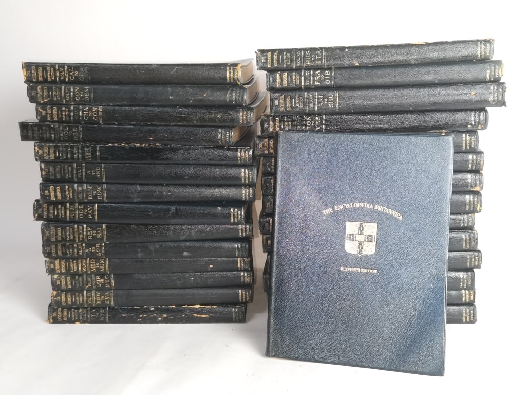 Set of 29 Vol. The Encyclopedia Britannica 11th Ed (1 of 13)