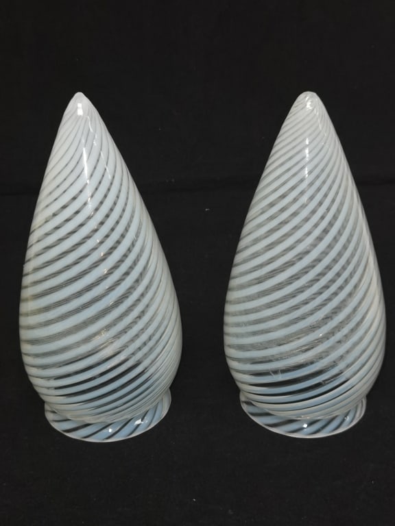 Pr. of Vintage Swirl Lamp Shades (1 of 5)