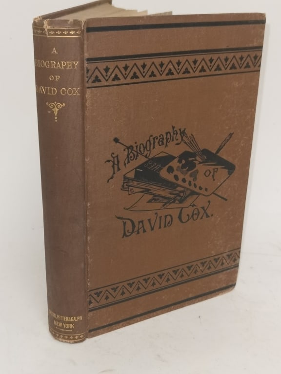 1881 A Biography of David Cox: 1881 A Biography of David Cox, 9.25in by 6.25in