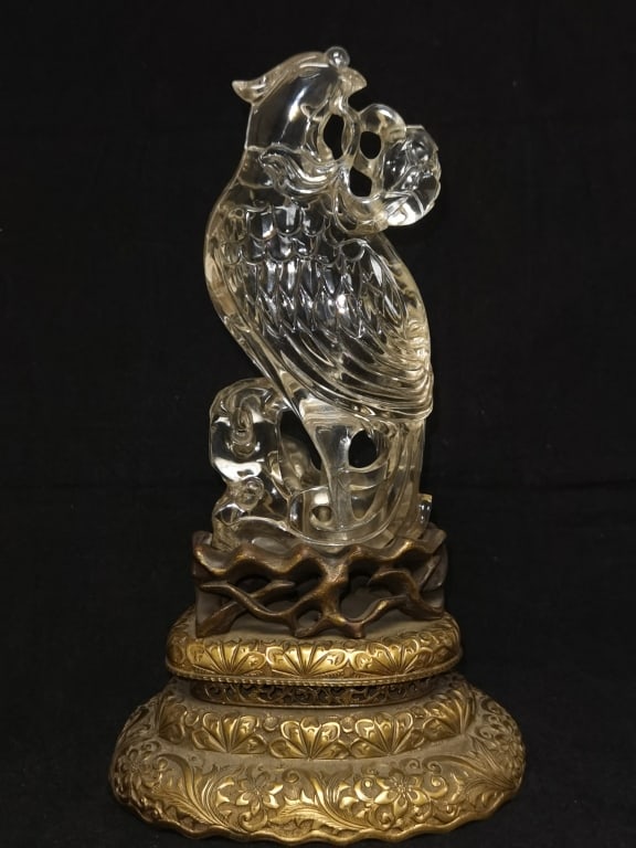 Qing Chinese Rock Crystal Carved Phoenix (1 of 6)