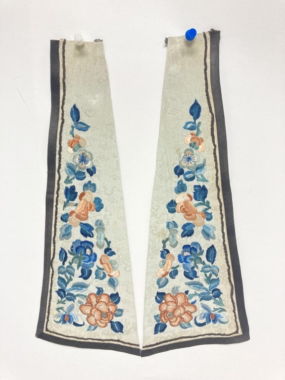 Pr. of 19th C. Chinese Embroideries (1 of 4)