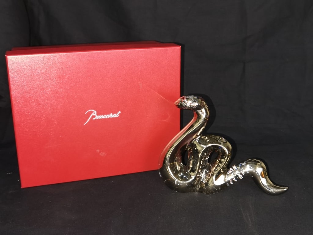 Baccarat Crystal Snake with Original Box (1 of 5)