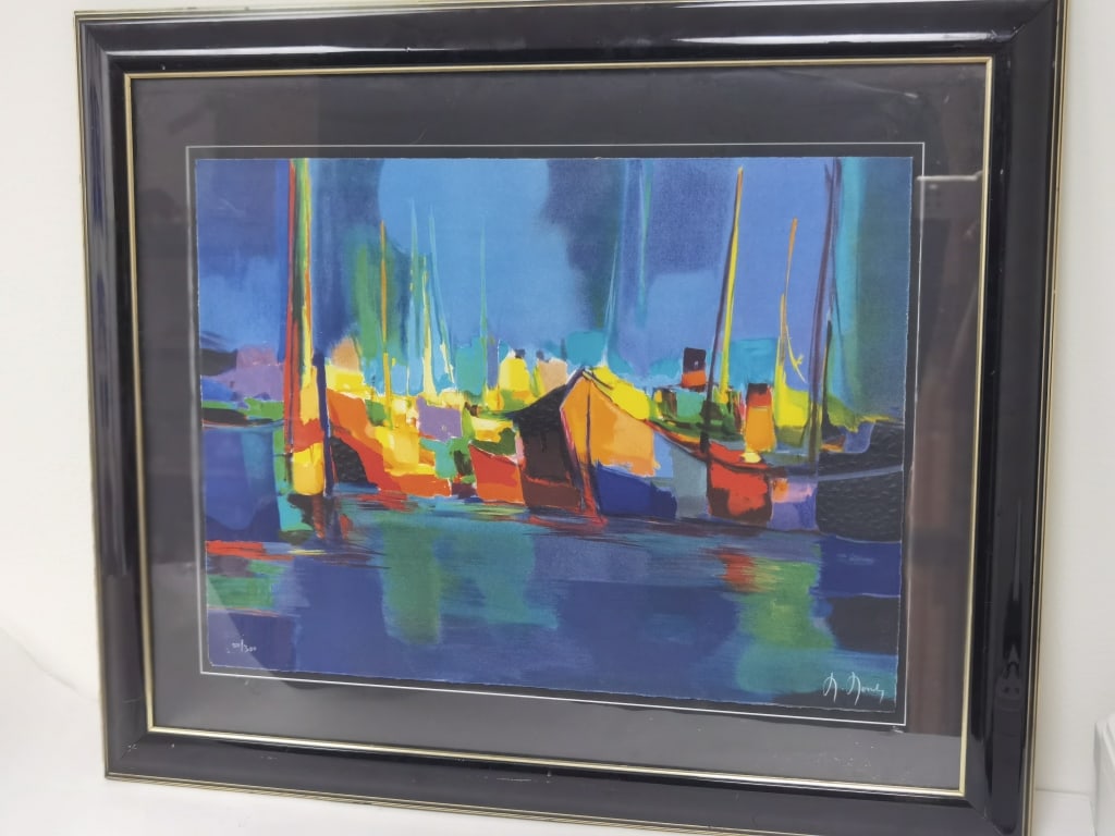 Limited Ed. Marcel Mouly Lithograph, Signed & Numbered (1 of 5)