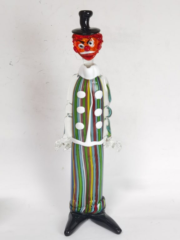 Large Vintage Murano Italy Glass Clown Decanter (1 of 10)