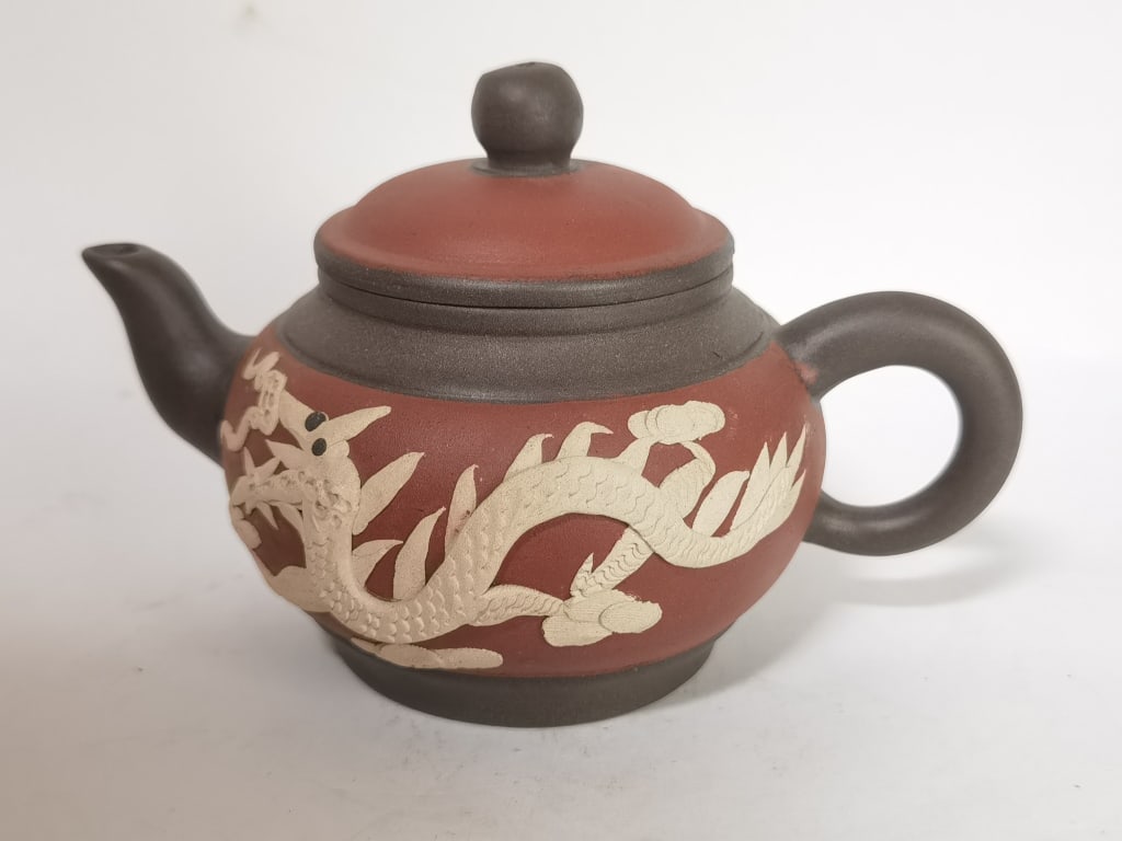 1970-80s Chinese YiXing ZiSha Teapot, Wang MeiQin (1 of 4)