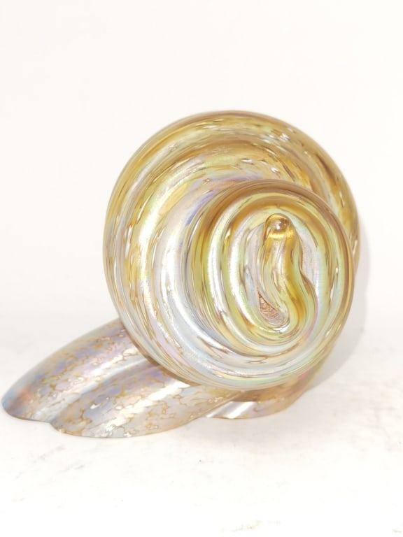 Cohn Stone Iridescent Art Glass Sea Shell (1 of 6)